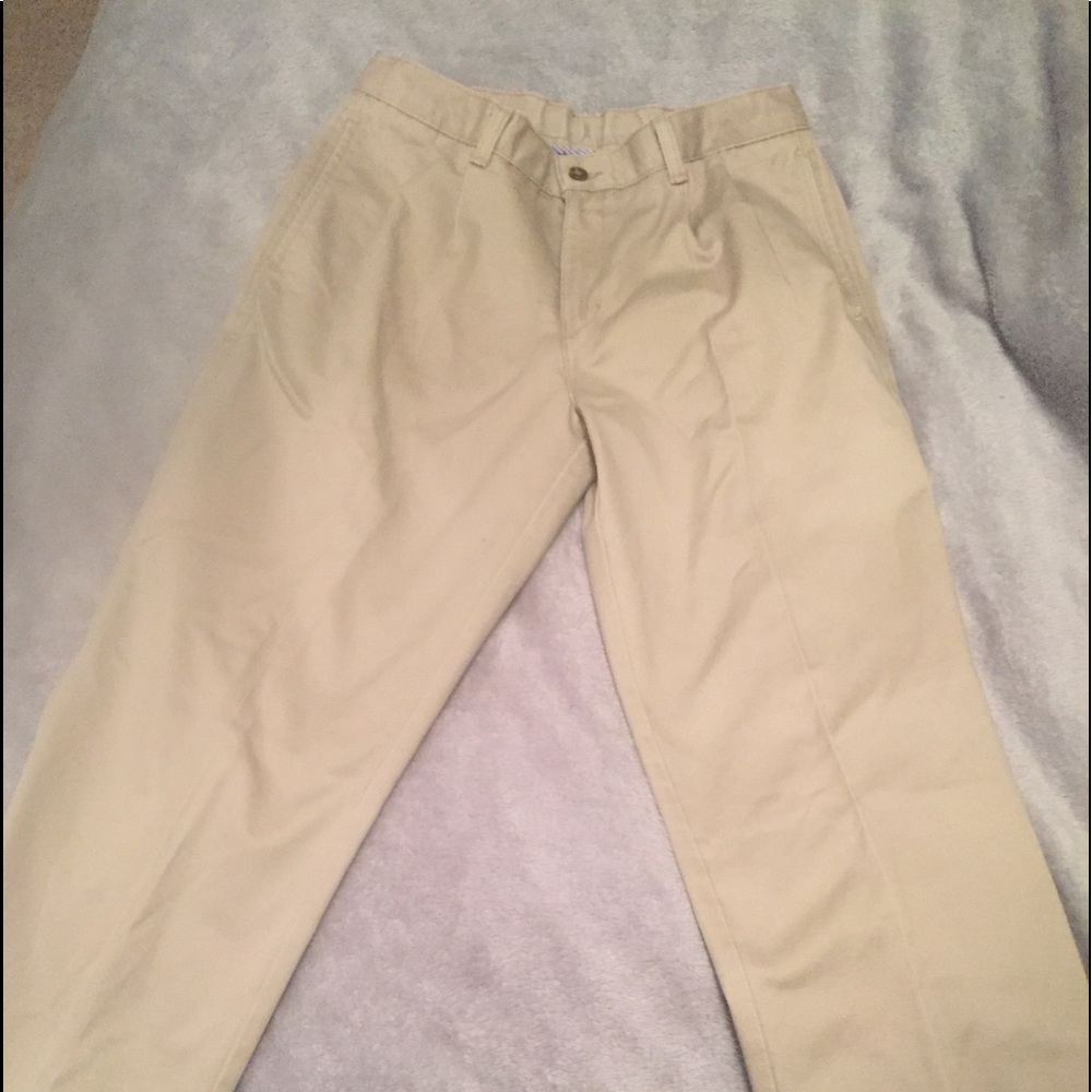Chaps Boys Pleated Pants Size 16